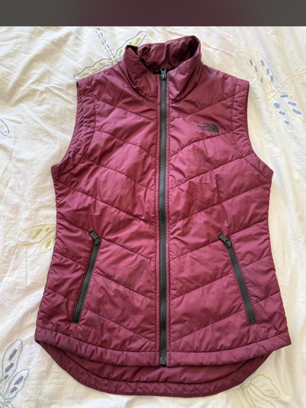 The North Face Women's Puffer Wine Red Vest